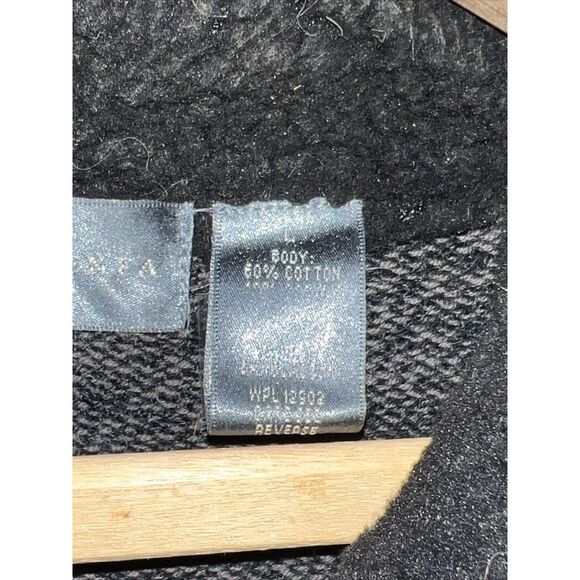 Oscar De La Renta Men's Large Quarter Zip Pullover Sweater Charcoal Gray - Picture 6 of 7